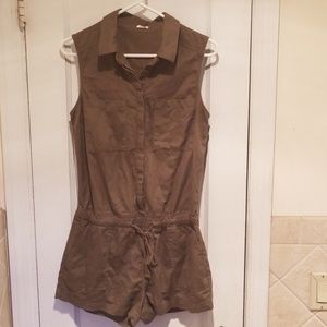 Olive green romper